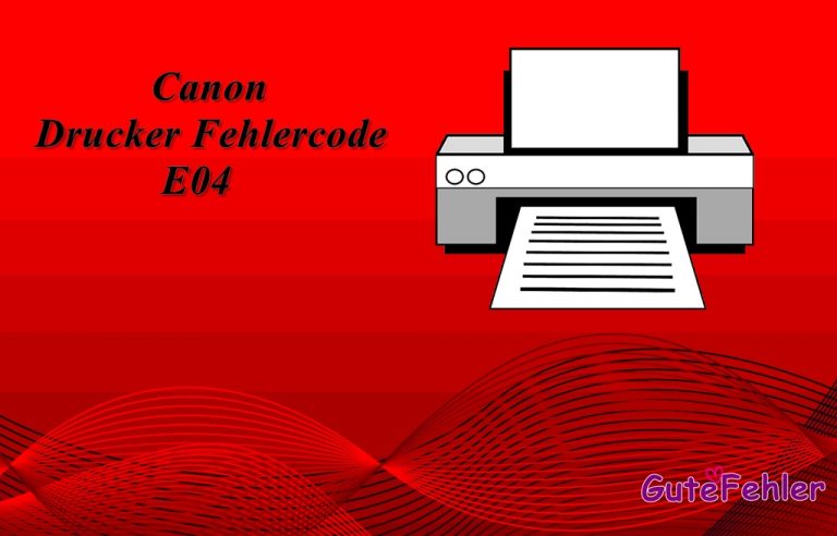 Canon Drucker Fehlercode E04 – Beheben